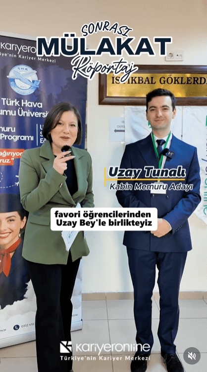 Mülakat provası sonra röportaj