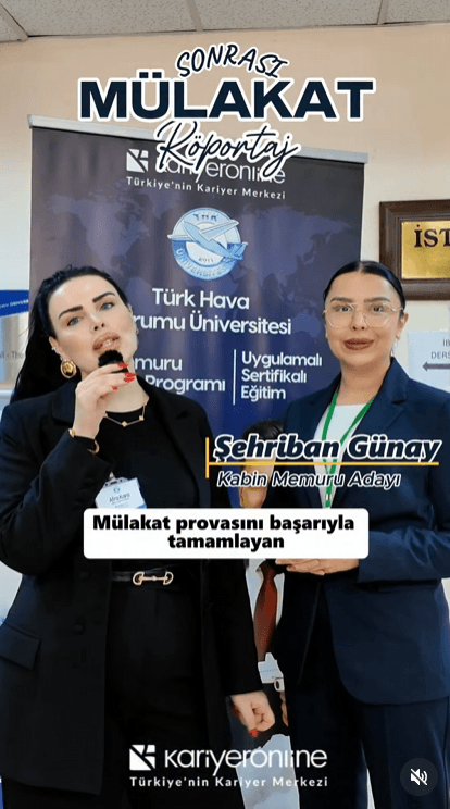 Mülakat provası sonra röportaj