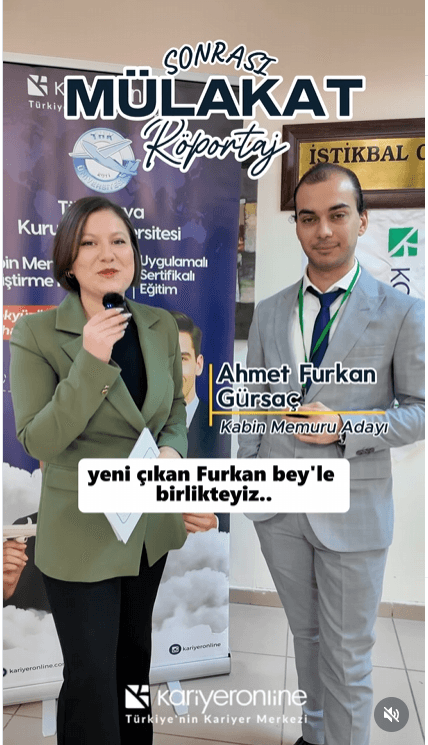 Mülakat provası sonra röportaj