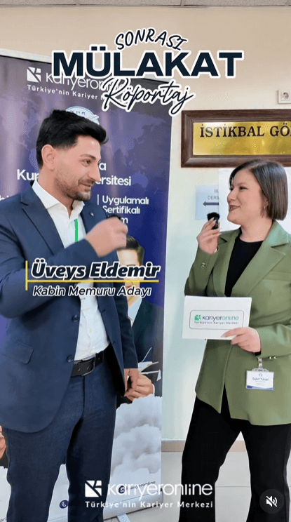 Mülakat provası sonra röportaj