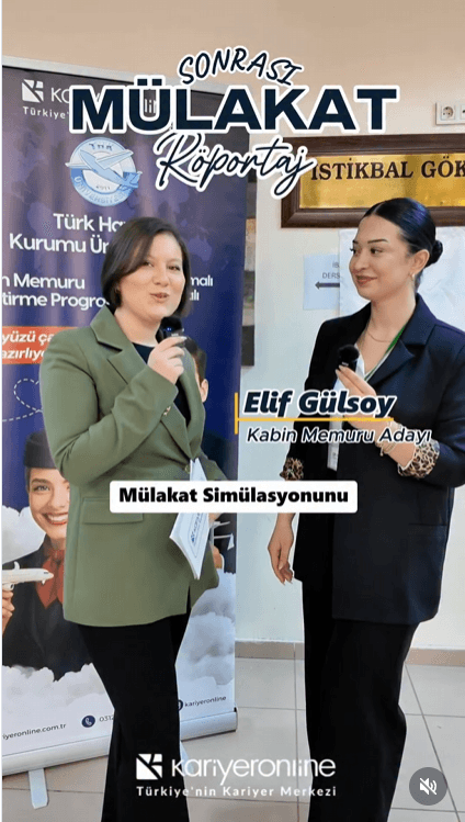 Mülakat provası sonra röportaj